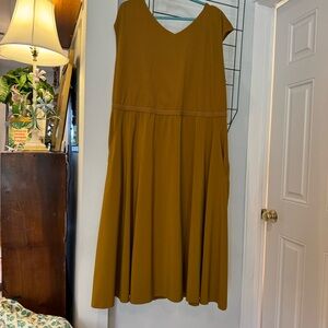 Wonderful Athleta 3X Ryder Dress in Golden Bronze-perfect for summer